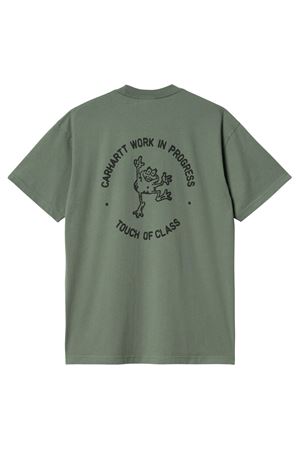 T-shirt Stamp in cotone verde CARHARTT WIP | I0336702B1